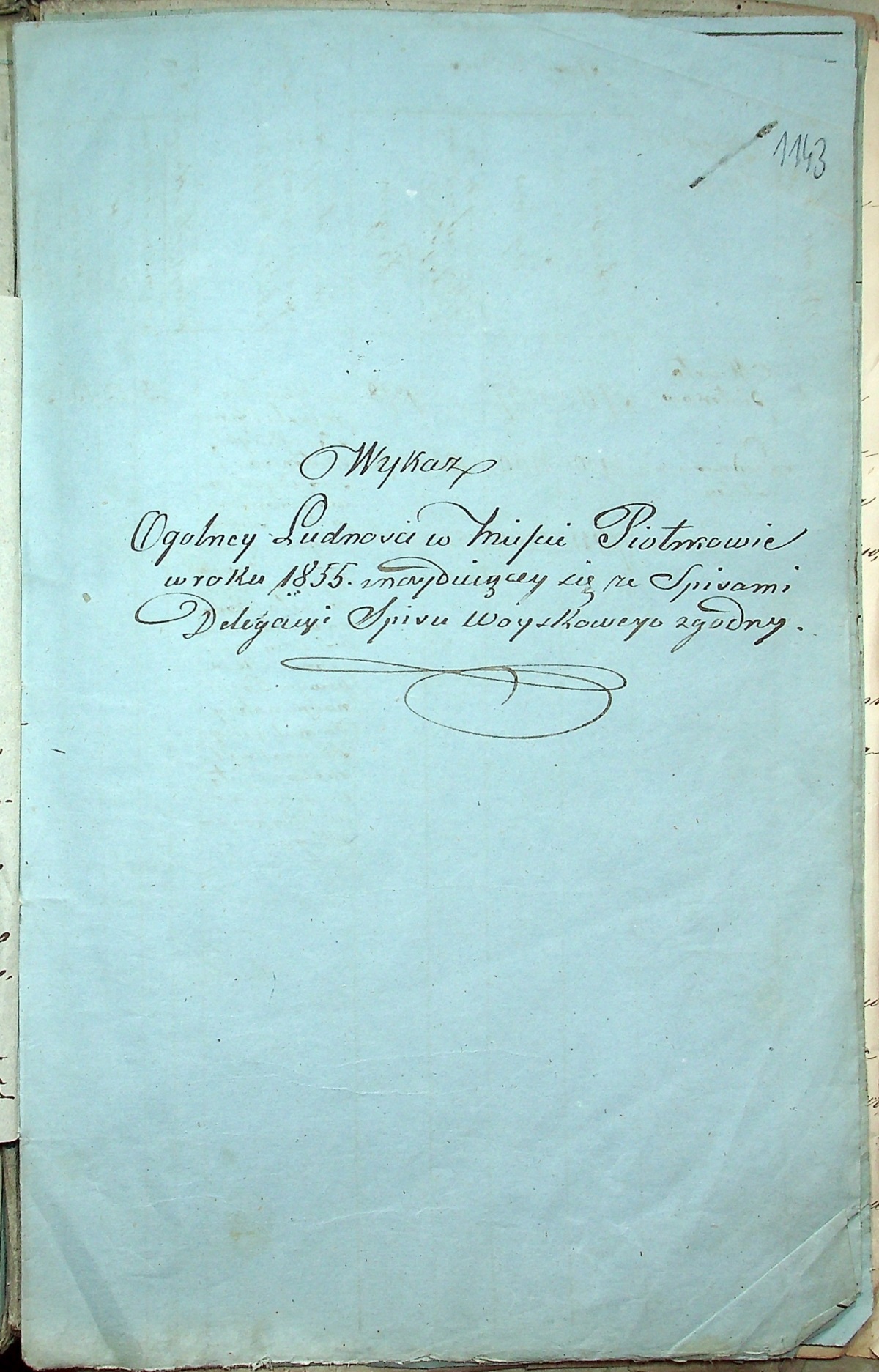 Spis wojskowy 1855 - Piotrków